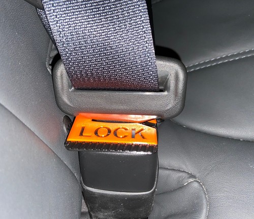 Car seatbelt buckle guard - buckle, guard-
