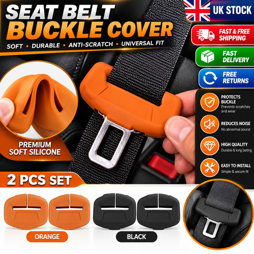 2pcs seat belt buckle covers - seat,